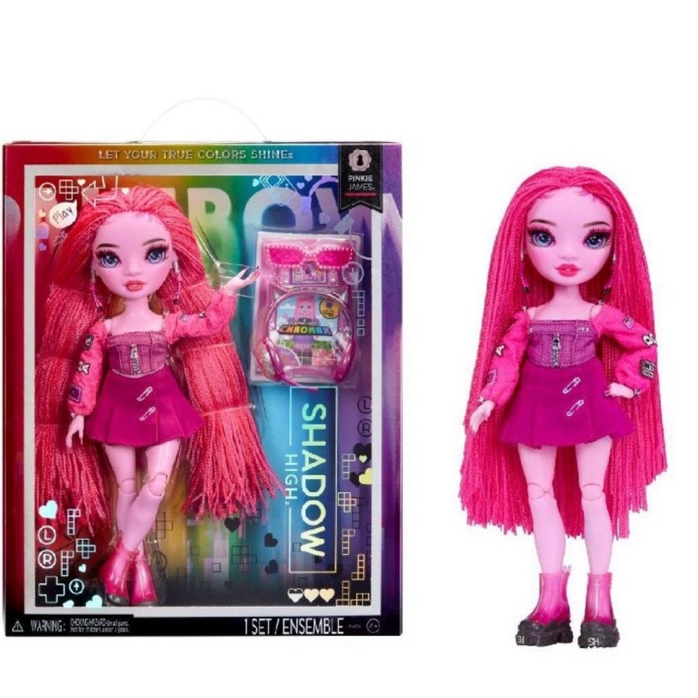 Rainbow High Shadow High Pinkie - Pink Fashion Doll Outfit & 10+ Colorful Play